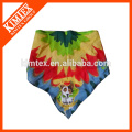 Cute design triangle bandana ,print logo dog bandana